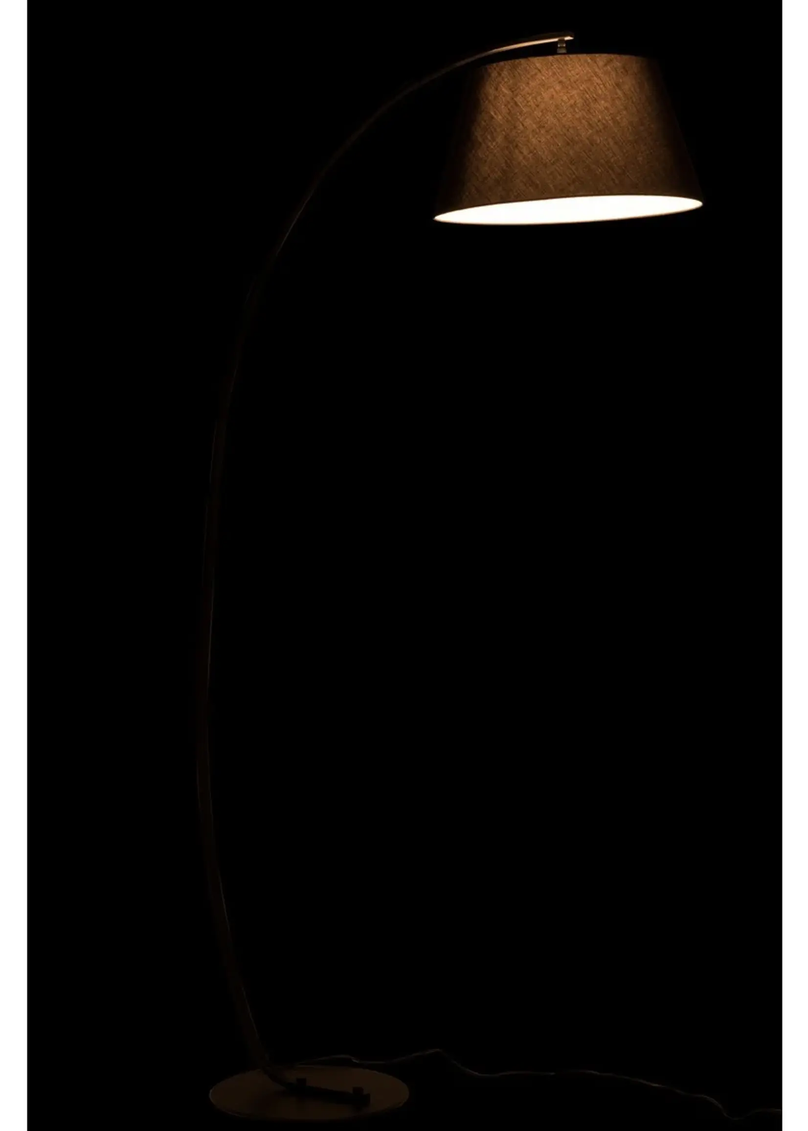 J-line  J-Line lamp Staand Boog - metaal - zwart
