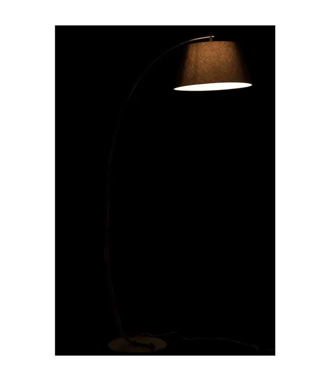 J-line  J-Line lamp Staand Boog - metaal - zwart