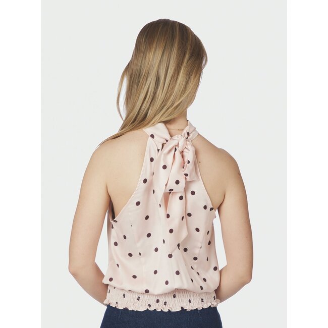 Neo Noir Jos Big Dot Blouse 169173 - Roze