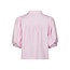 Neo Noir Etta Soft Stripe Stone Blouse 166416 - Light Pink
