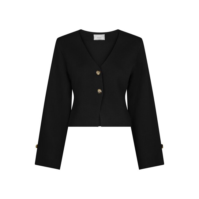 Neo Noir Fulvia Knit Blouse 167244 - Donker Bruin