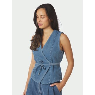 Neo Noir Samara Denim Waistcoat 168983 - Jeans