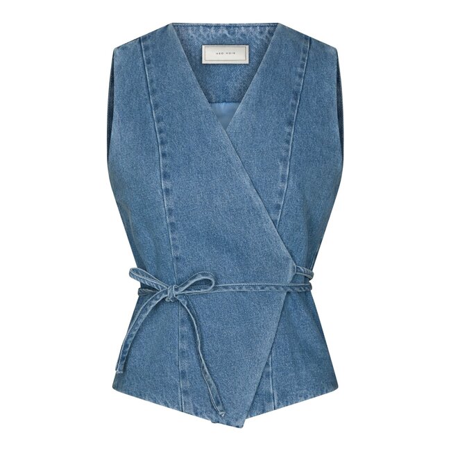 Neo Noir Samara Denim Waistcoat 168983 - Jeans