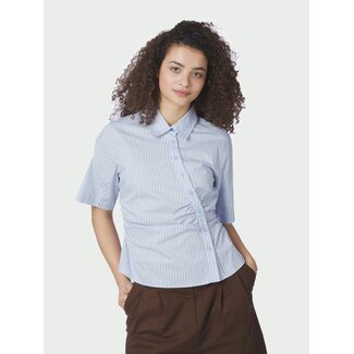Neo Noir Hazell Stripe Shirt 169490 - Blauw