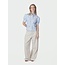 Neo Noir Frannie Soft Stripe Shirt  169738 - Licht Blauw