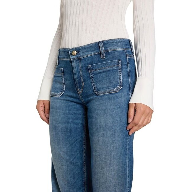 Cambio Amara Wide Leg Jeans 9182 0011 00 - Jeans Blue