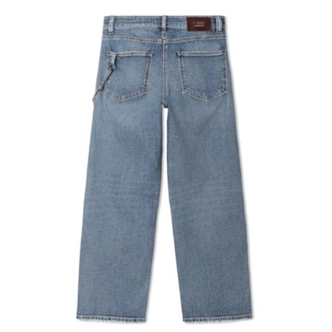 Cambio Baggy Baggy Fit Jeans 9132 0119 04 - Cross American Destroy