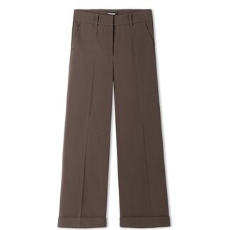 Cambio Grace Wide Leg Pantalon 6349 0359 00 - Espresso Earth