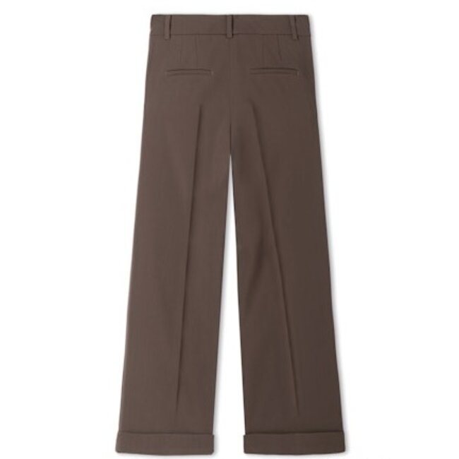 Cambio Grace Wide Leg Pantalon 6349 0359 00 - Espresso Earth
