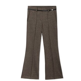 Cambio Francoise Cropped Fit Pantalon 6242 0387 08 - Espresso/Black