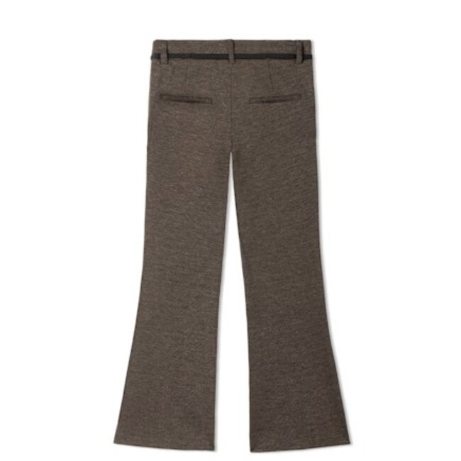 Cambio Francoise Cropped Fit Pantalon 6242 0387 08 - Espresso/Black