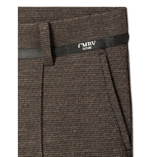 Cambio Francoise Cropped Fit Pantalon 6242 0387 08 - Espresso/Black