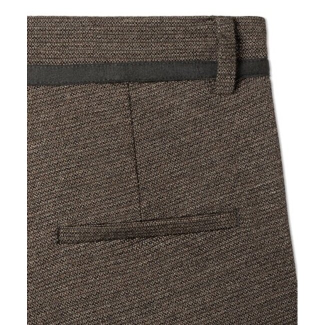 Cambio Francoise Cropped Fit Pantalon 6242 0387 08 - Espresso/Black