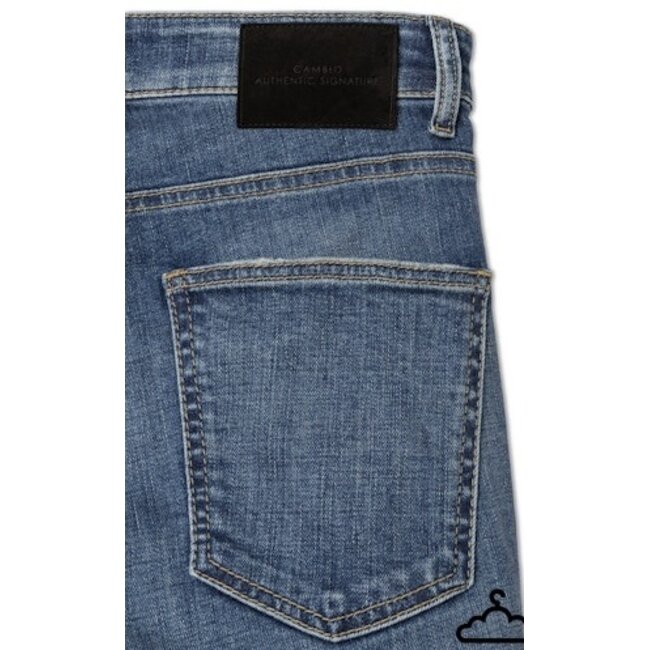 Cambio Fabienne Pocket Flair Jeans 9129 0095 05 - Modern Ocean Glow