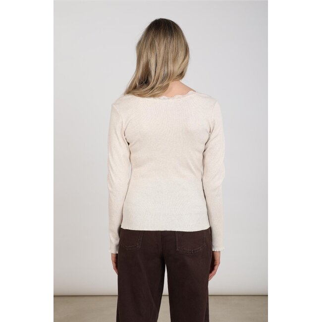 Nukus Mika Kant Top NKF01101 - Sand