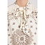 Nukus Angie Tie Paisley Blouse NKF02201 - Offwhite/Toffee