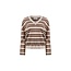 Nukus Kim Stripe Pullover NKF03054 - Sand/Toffee