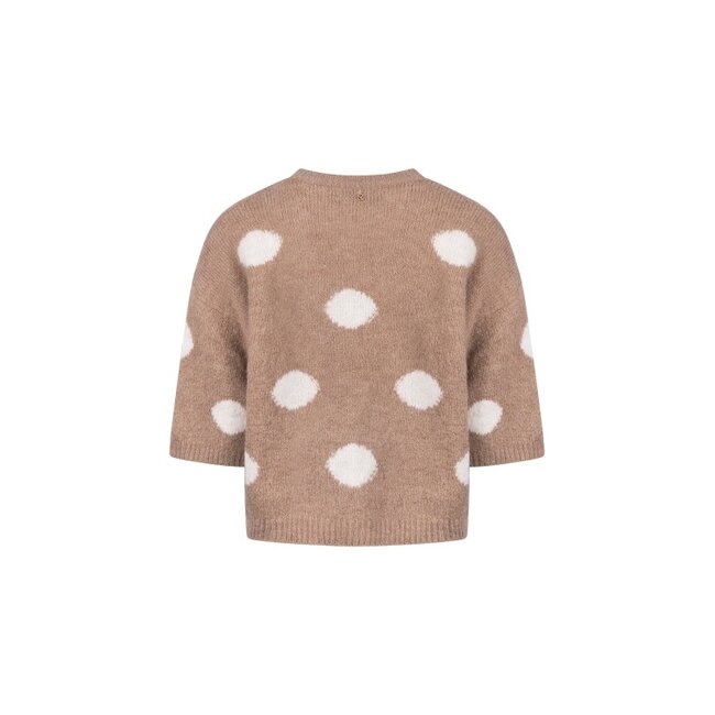 Nukus Lara Dots Pullover NKF03080 - Taupe