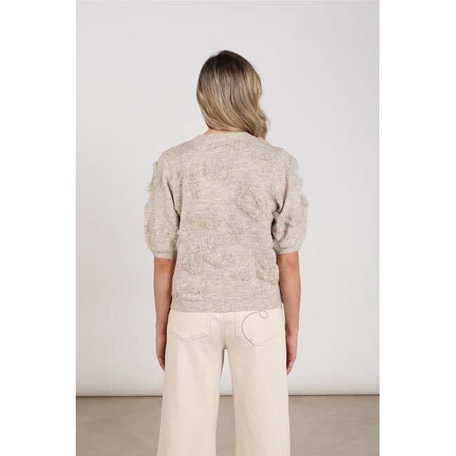 Nukus Maggy Cardigan SS NKF05030 - Sand