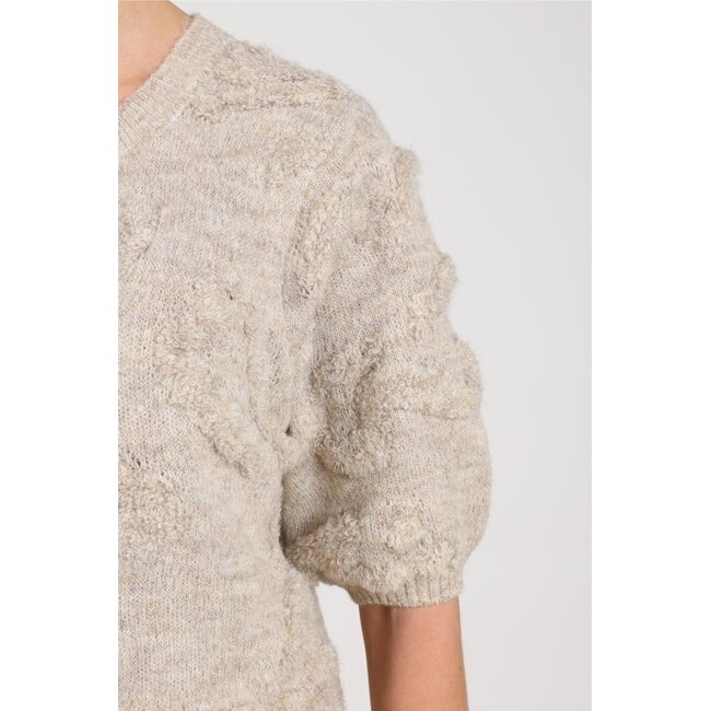 Nukus Maggy Cardigan SS NKF05030 - Sand