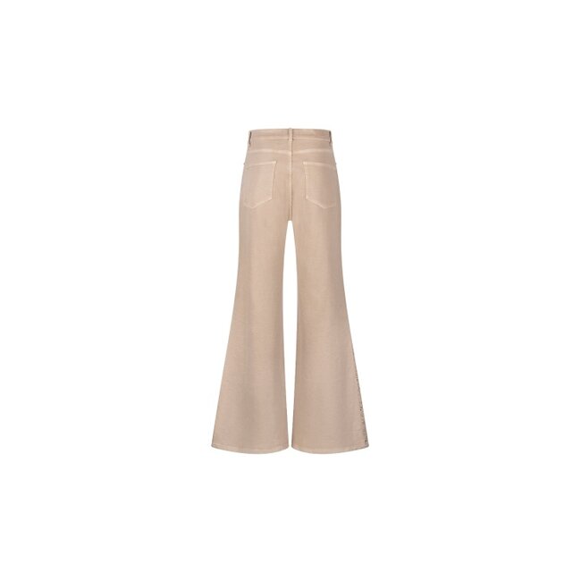 Nukus Tessa Pants Strass Flared Leg Pantalon NKF09114 - Sand