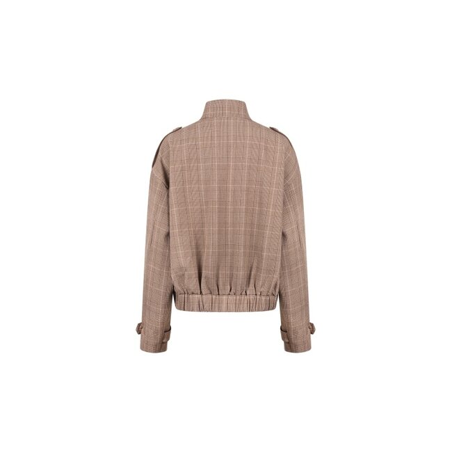 Nukus Hope Check Jacket NKF13111 - Toffee