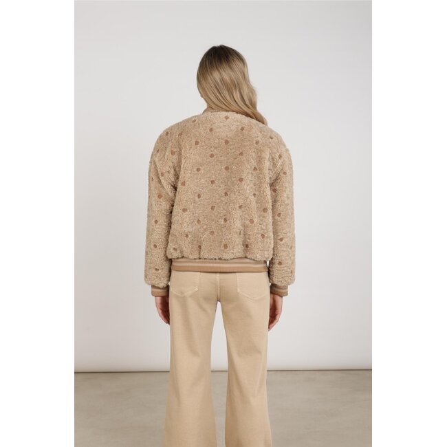 Nukus Henny Dots Jacket NKF13114 - Sand