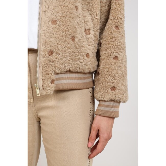 Nukus Henny Dots Jacket NKF13114 - Sand