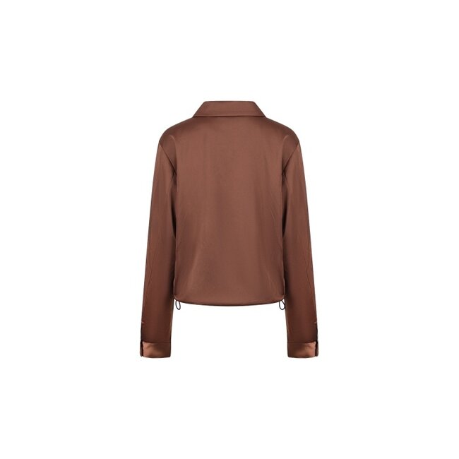Nukus Doreen Bomber Jacket NKF13129 - Espresso