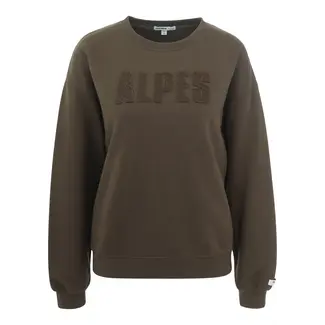 Penn&Ink W26F1927 Sweater Print 655 - Tabak