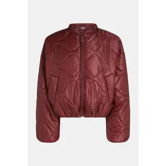 Penn&Ink W26C387 Cropped Coat - Aubergine