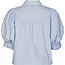 Neo Noir Etta Stripe Stone Shirt 168625 145 - Light Blue