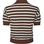 Neo Noir Emira Knit Polo Top 168576 676 - Dark Brown