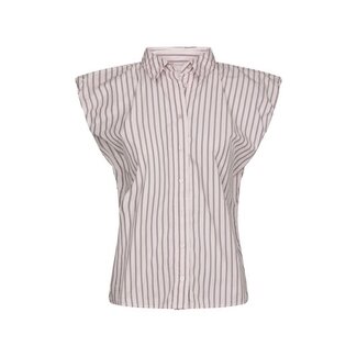 Neo Noir Isella Double Stripe Top 169051 165 - Rose