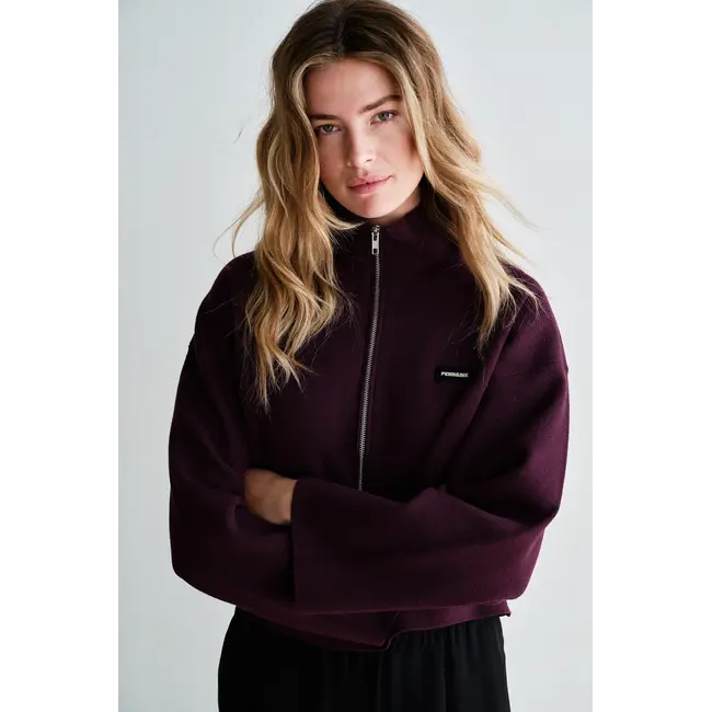 Penn&Ink W26B420 Jumper - Aubergine