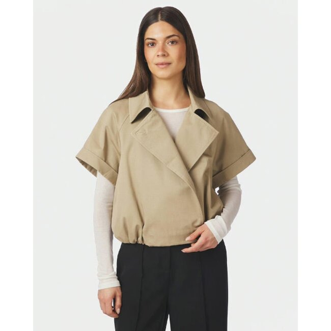 Neo Noir Lisha Trench Vest 169835 214 - Taupe