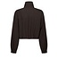 Neo Noir Felicity Zip Blouse 170348 676 - Dark Brown