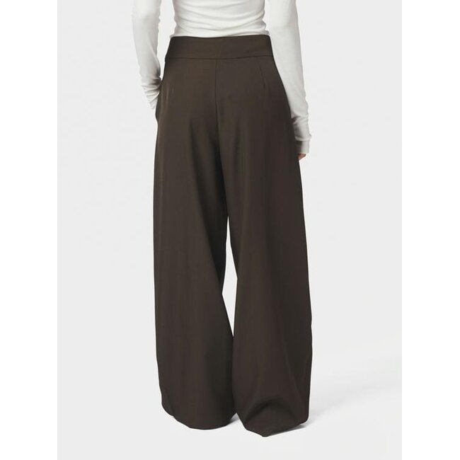 Neo Noir Lucille Structure Pants 169655 676 - Dark Brown