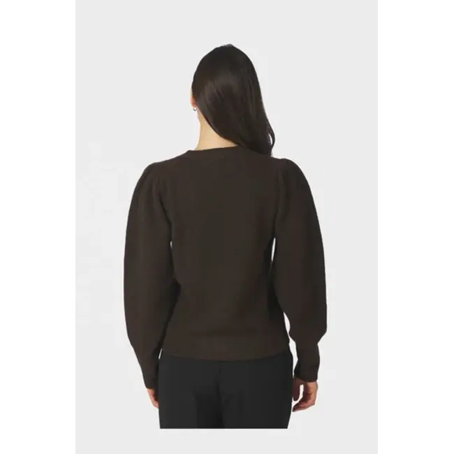 Neo Noir Nuna Knit Cardigan 162242 210 - Brown