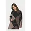 Neo Noir Inga Check Fluff Knit 165205 676 - Dark Brown
