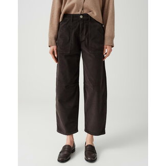 Opus Lissie Bolde Barrel Fit Pantalon 1060709128454 20040 - Affogato Bruin