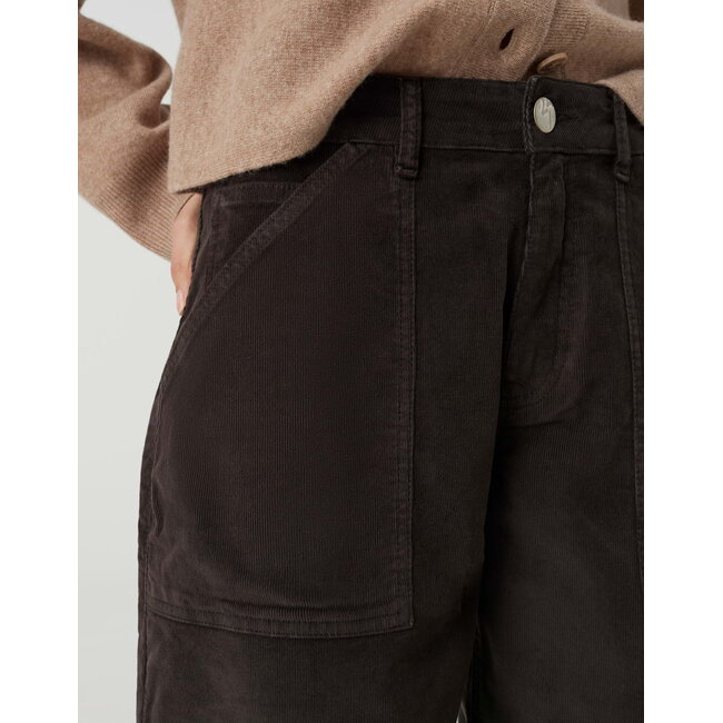 Opus Lissie Bolde Barrel Fit Pantalon 1060709128454 20040 - Affogato Bruin