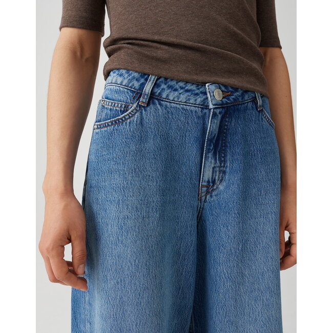 Opus Lolah Paris Barrel Fit Jeans 10600414024106 70391 - Mid Blue