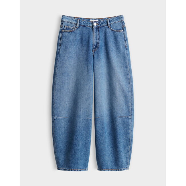 Opus Lolah Paris Barrel Fit Jeans 10600414024106 70391 - Mid Blue