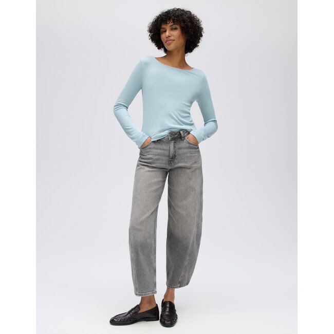 Opus Smallo Shirt 10618313211106 60042 - Dusty Aqua