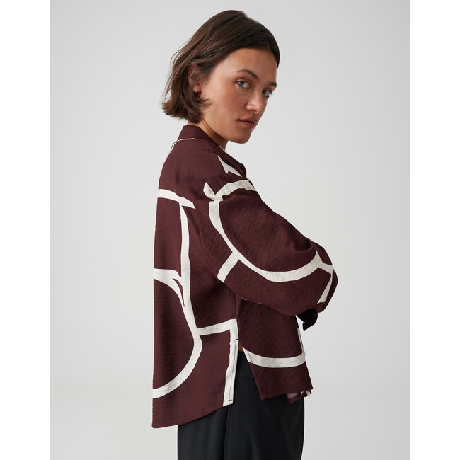 Opus Fordoa Blouse 10597514338451 40046 - Cherry Jam