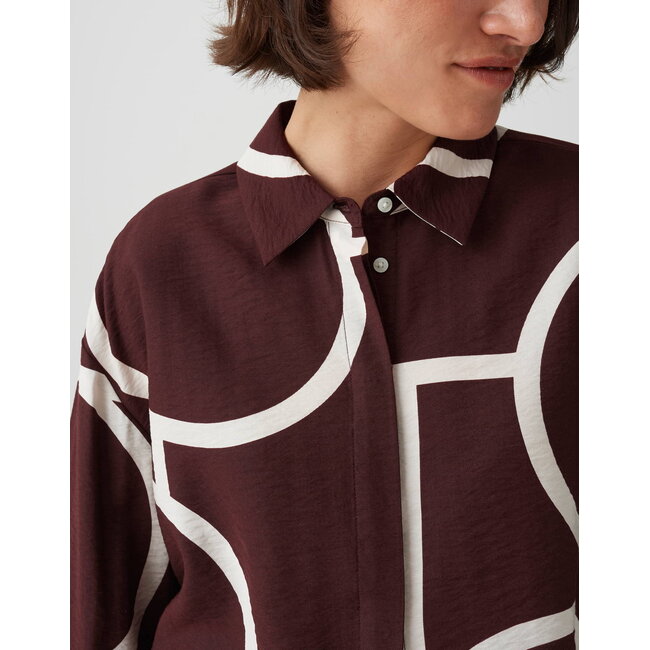 Opus Fordoa Blouse 10597514338451 40046 - Cherry Jam