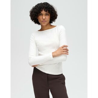 Opus Sovke Shirt 10144311105100 1004 - Milk