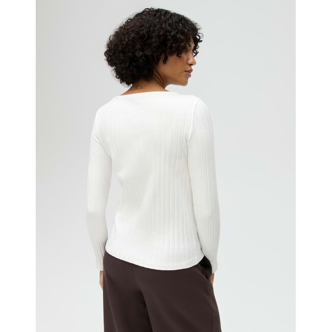 Opus Sovke Shirt 10144311105100 1004 - Milk