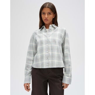Opus Flakaro Blouse 10620314477460 8056 - Hazy Fog Melange